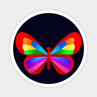 Rainbow Butterfly Magnet